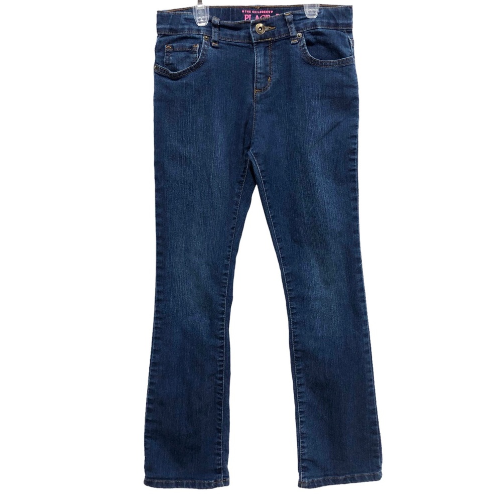 THE CHILDREN’S PLACE Jeans BootCut Size 10 Blue Denim 5-Pocket Adjustable Waist